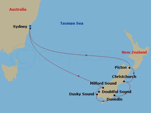 Cruise Route Map