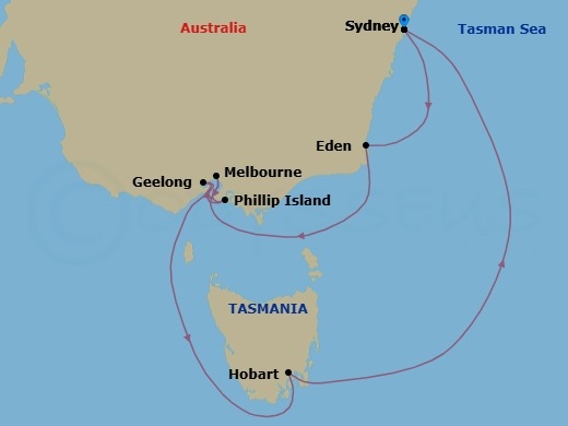 Cruise Route Map