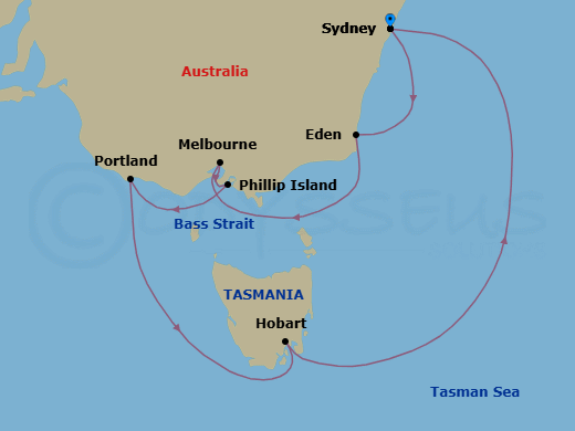 Cruise Route Map