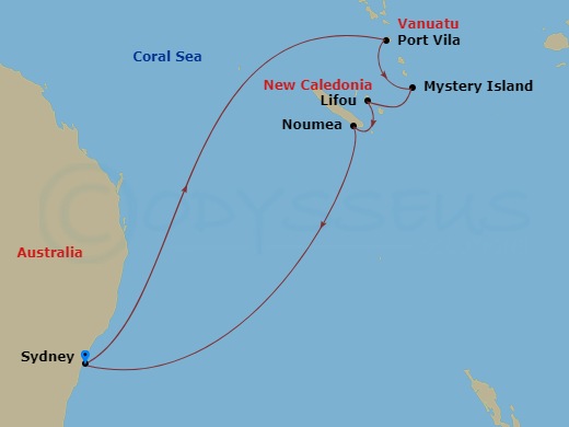 Cruise Route Map