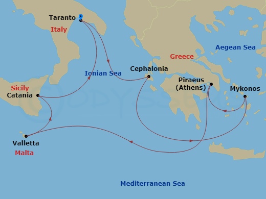 Cruise Route Map