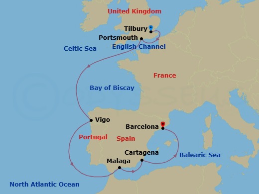 Iberian Explorer Route Map