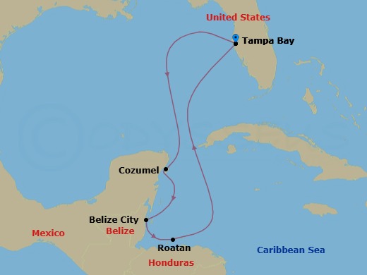 Cruise Route Map