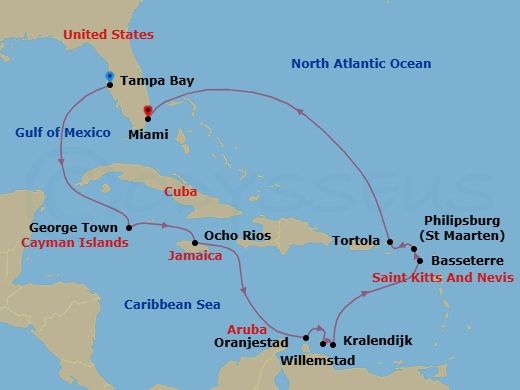 Cruise Route Map