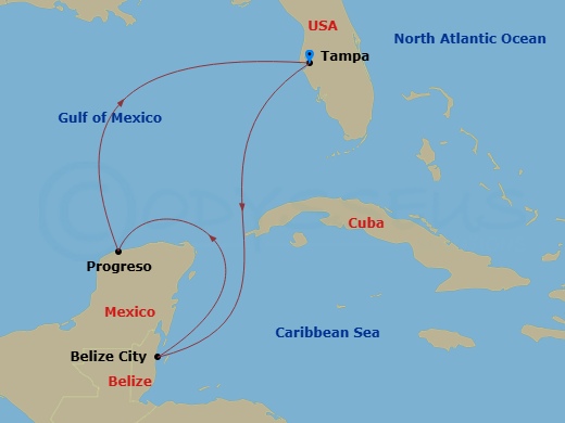 Cruise Route Map
