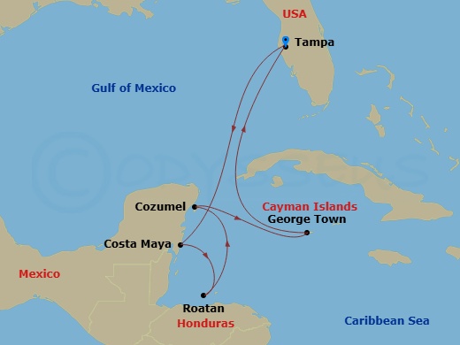 Cruise Route Map