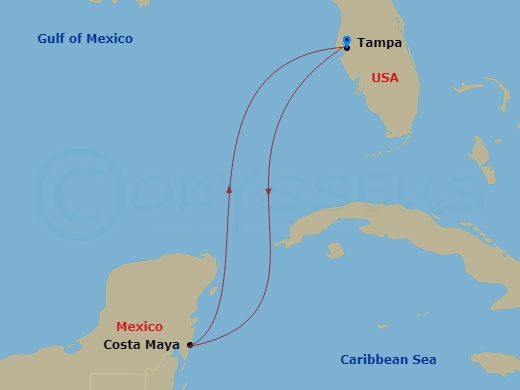 Cruise Route Map