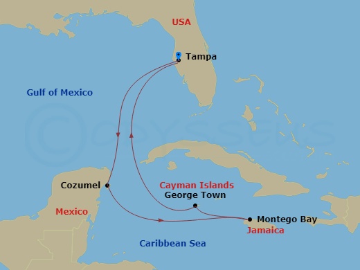Cruise Route Map