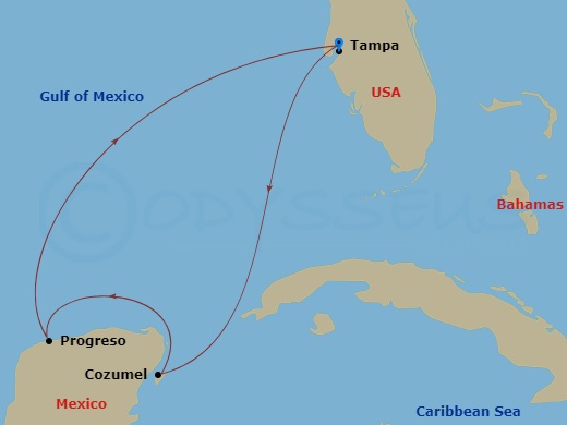 Cruise Route Map