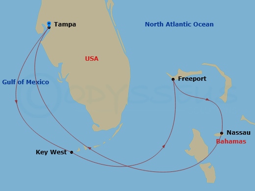 Cruise Route Map