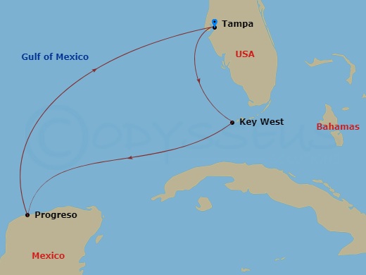 Cruise Route Map