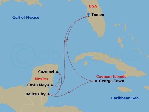 Cruise Route Map