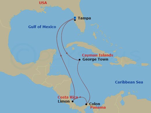 Cruise Route Map