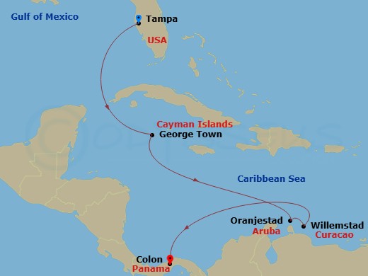 Cruise Route Map