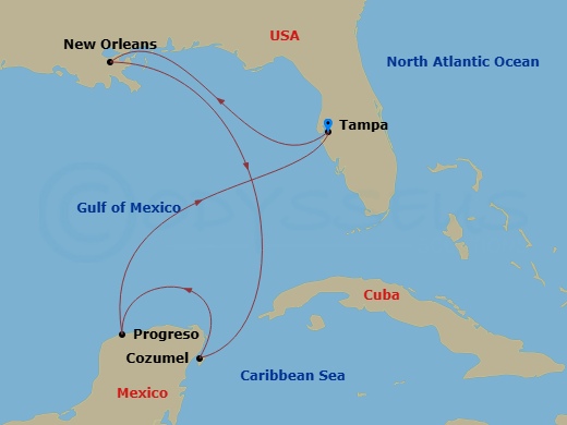 Cruise Route Map