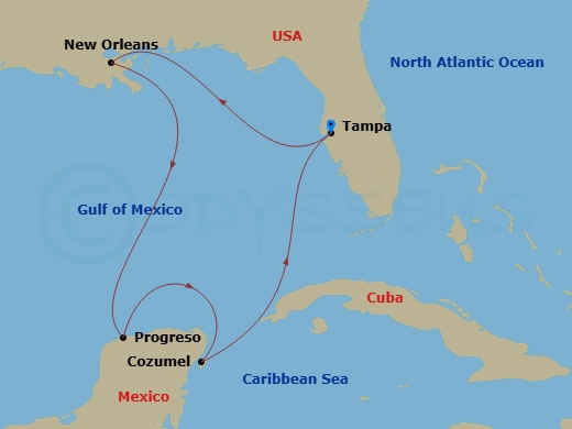 Cruise Route Map