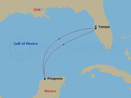 Cruise Route Map