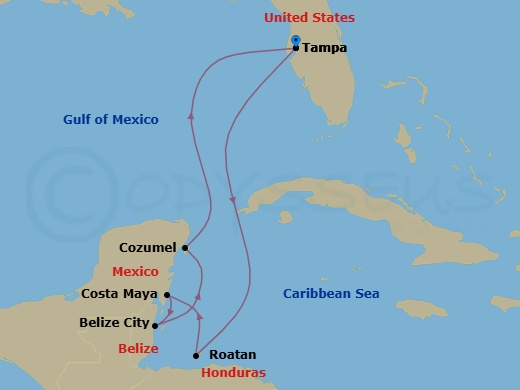 Cruise Route Map