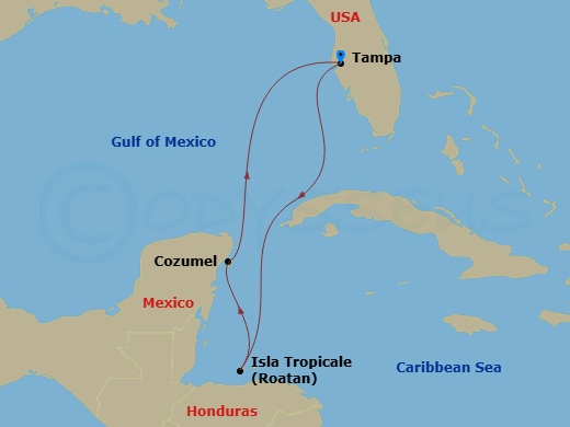 Cruise Route Map