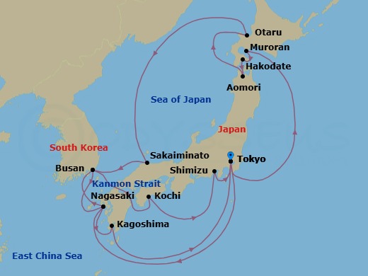 Cruise Route Map