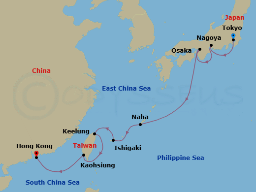 Cruise Route Map