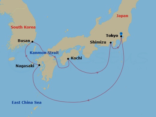 Cruise Route Map