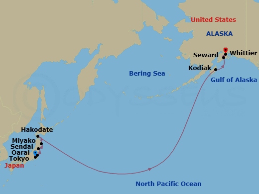 Cruise Route Map