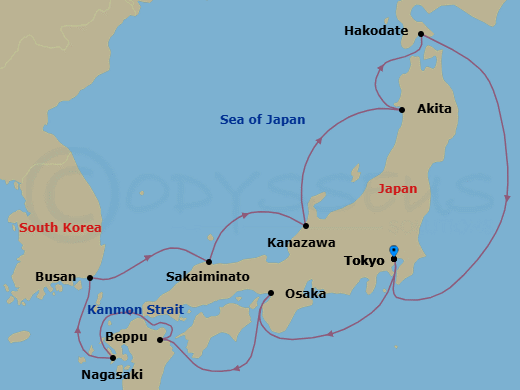 Cruise Route Map