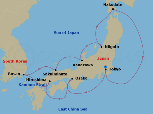 Cruise Route Map