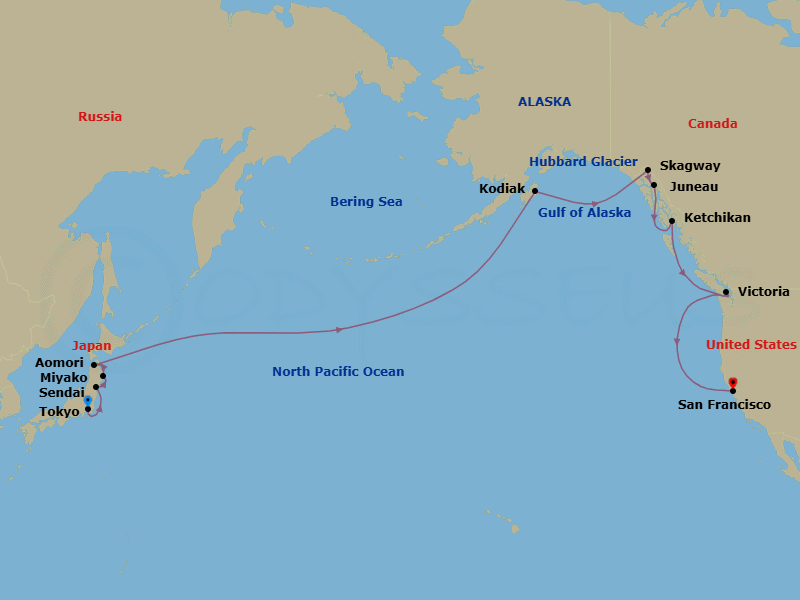 Pacific Frontier Escape Route Map