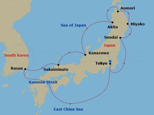 Mountains & Moonlight Route Map