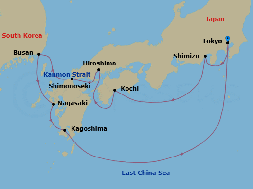 Cruise Route Map