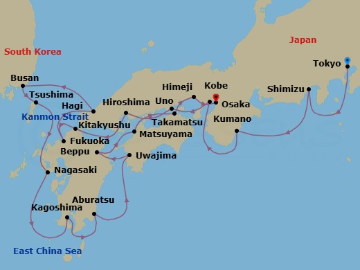 Discover Iconic Cities And Hidden Gems: Tokyo To Osaka Route Map