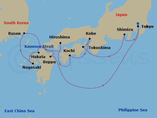 Cruise Route Map