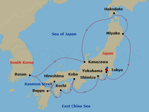Tokyo To Yokohama Route Map