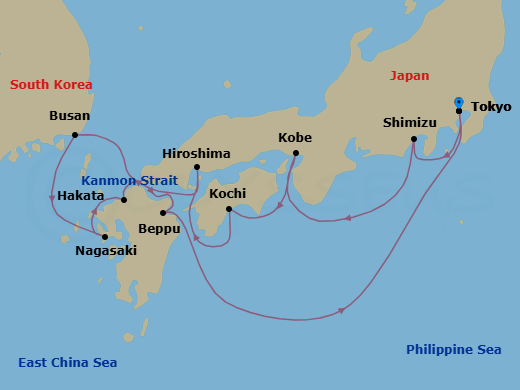 Cruise Route Map