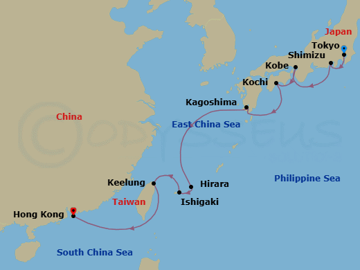 Cruise Route Map