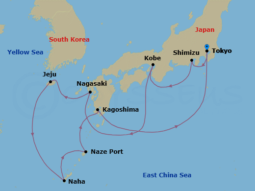 Cruise Route Map