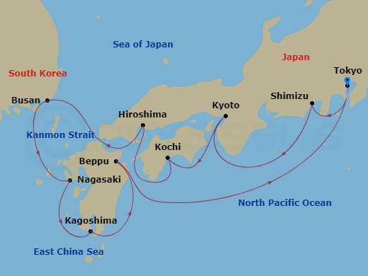 Cruise Route Map