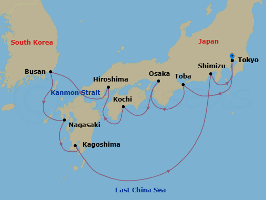 Cruise Route Map