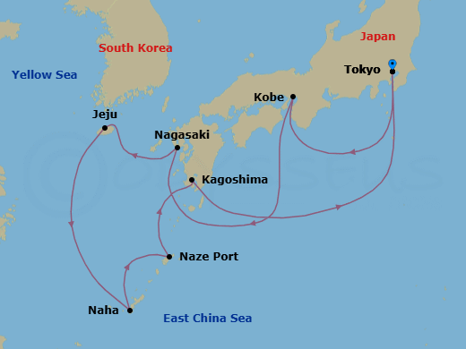 Tokyo To Tokyo Route Map