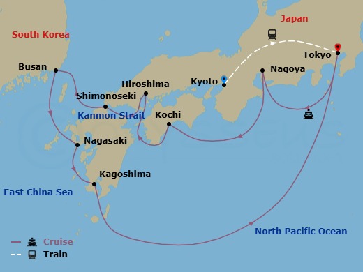 Cruise Route Map