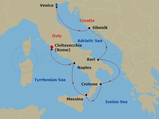 Cruise Route Map