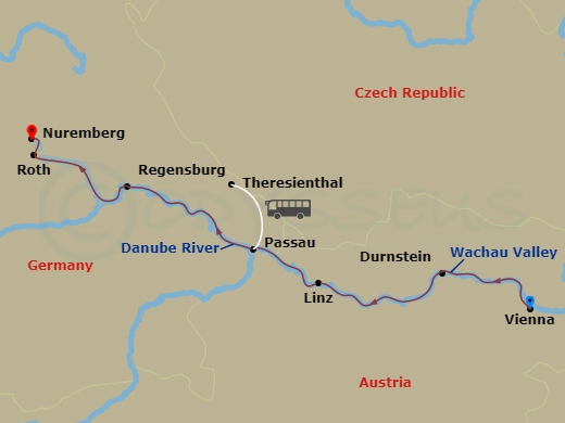 Cruise Route Map