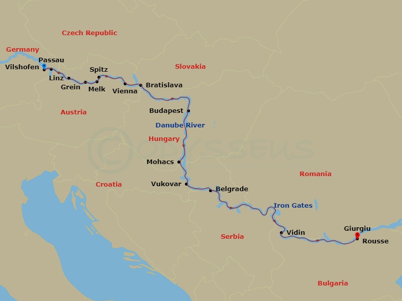 Cruise Route Map