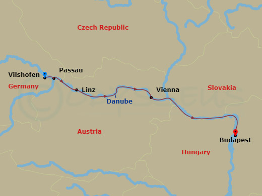 Cruise Route Map