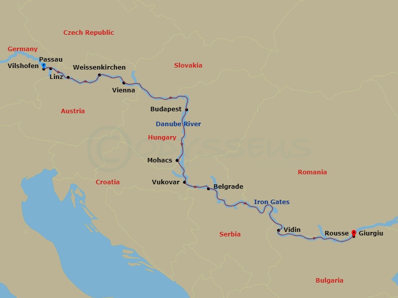 Cruise Route Map