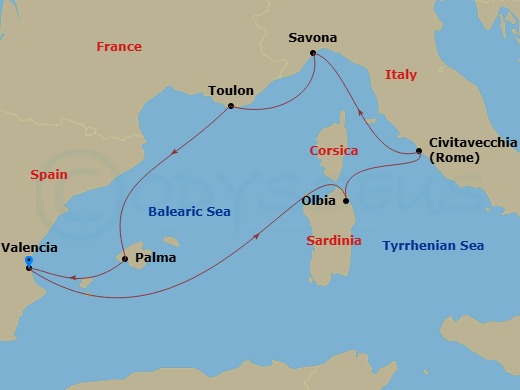 Cruise Route Map