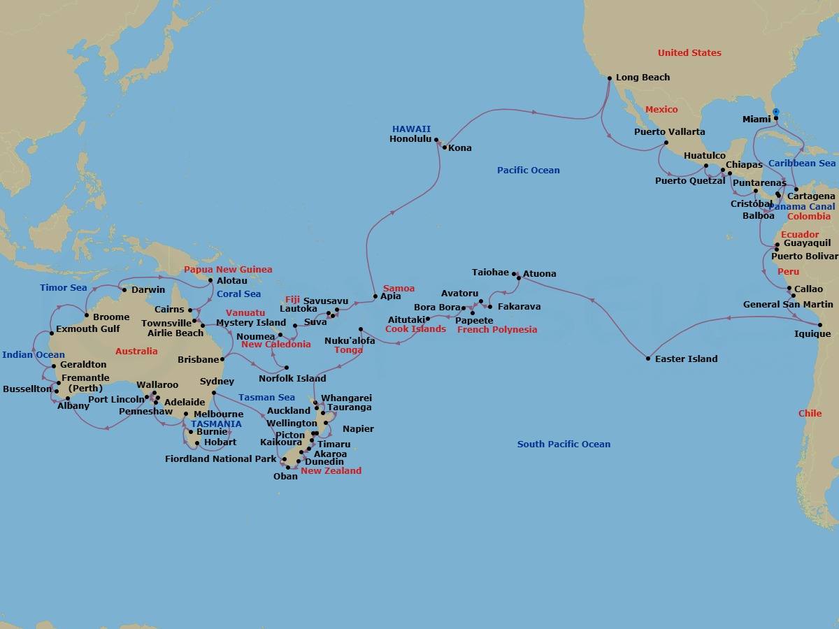 Cruise Route Map