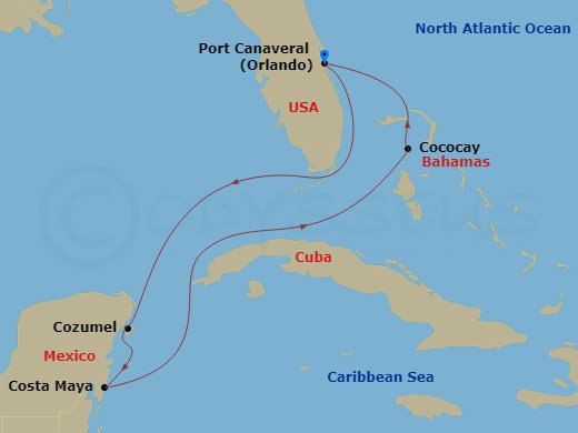 Cruise Route Map